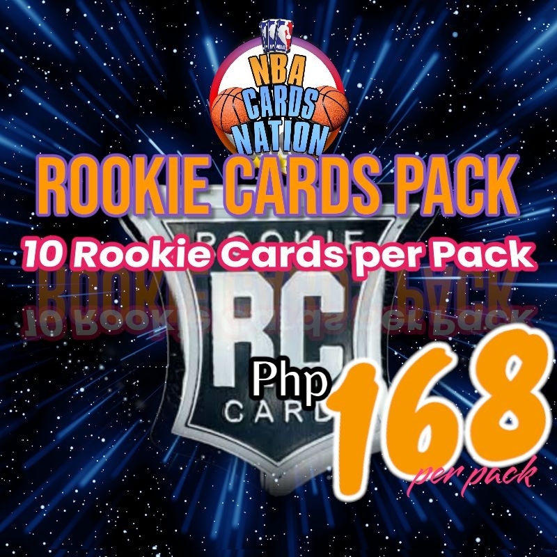 NBA CARDS NATION, ALL ROOKIE CARDS IN A PACK, 10 CARDS PER PACK ...