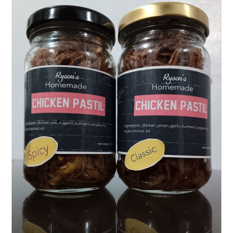 Chicken Pastil in a Jar Spicy & classic/original | Shopee Philippines