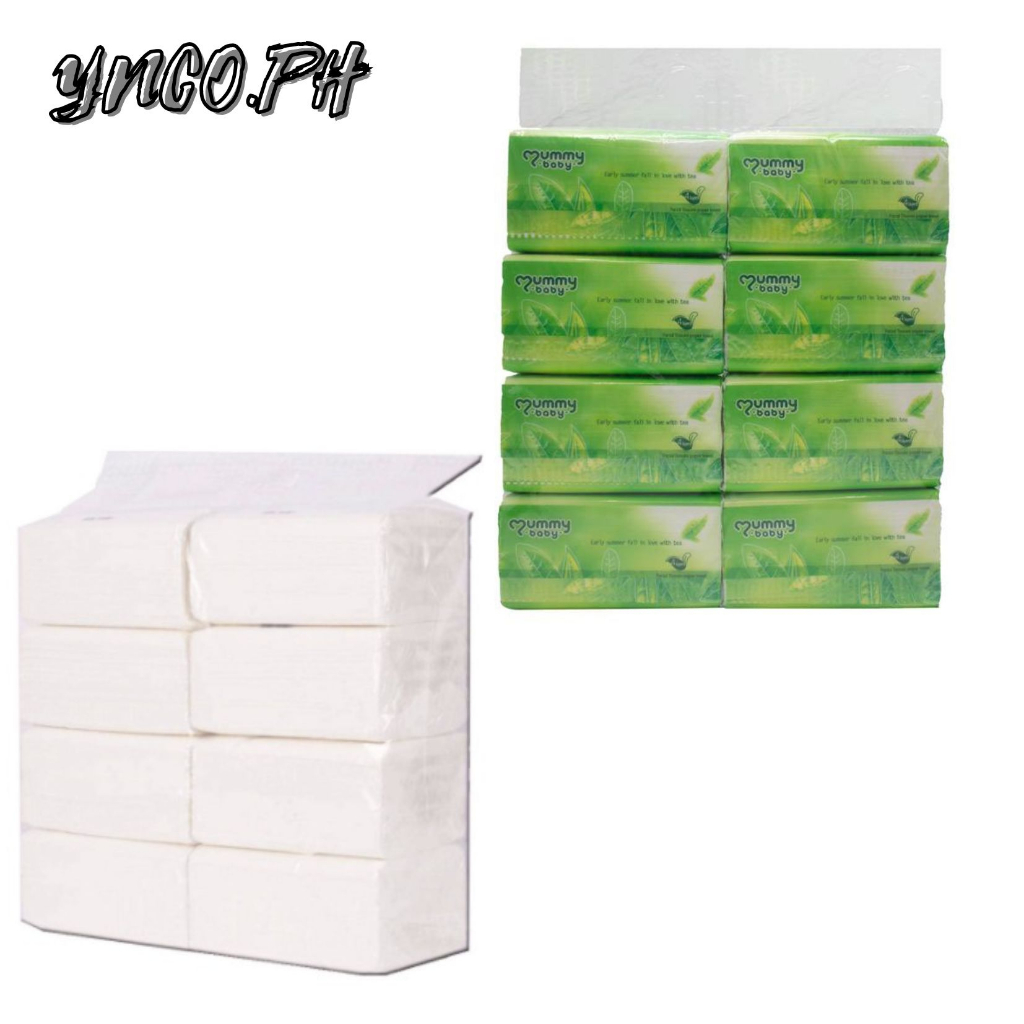 YNCO.PH 【8 pack / 10 pack】 Tissue Facial Tissue order Tissue Toilet Paper Facial Tissue Car