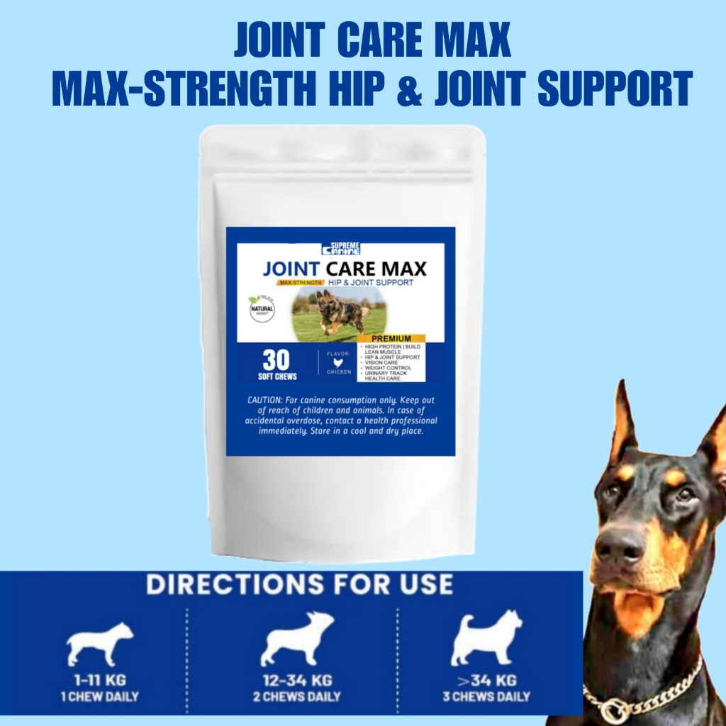 SUPREME CANINE JOINT CARE MAXSTRENGTH HIP & JOINT SUPPORT FOR DOGS 30