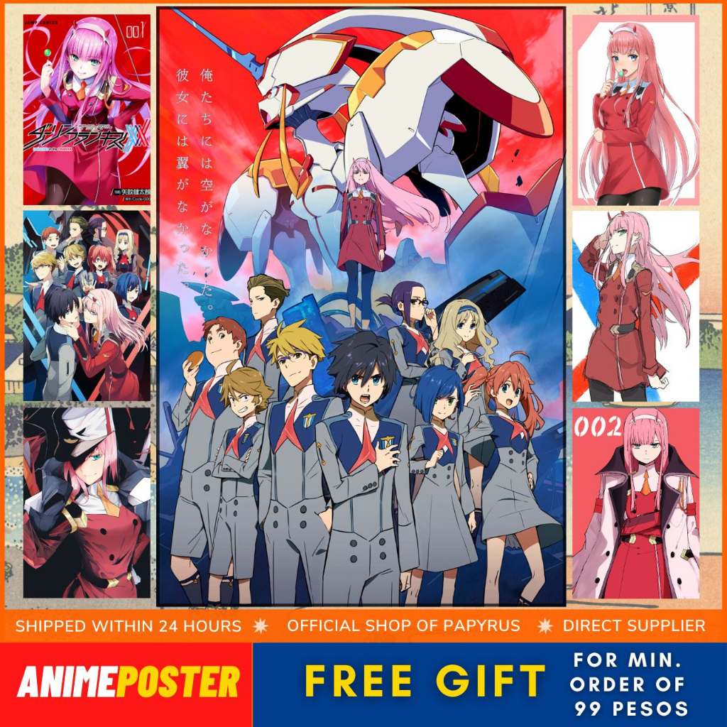 Darling In The Franxx / Zero Two Official A4 Anime Posters / PAPERRICA ...