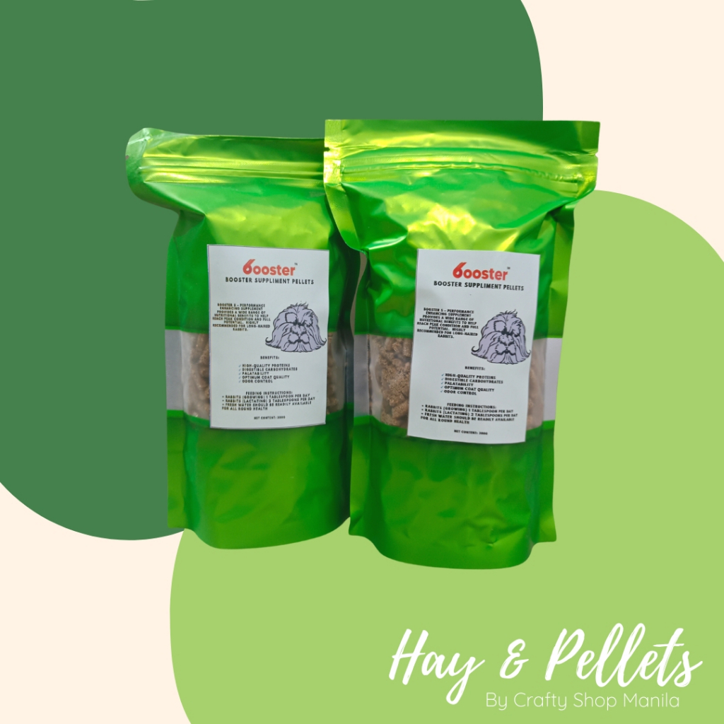 Booster S Supplemental Pellets For Rabbits and Guinea Pigs 300g