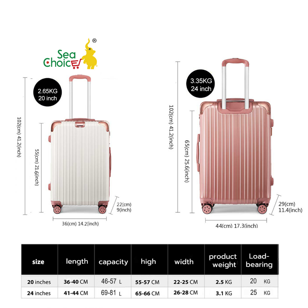 Hand luggage size inches on sale