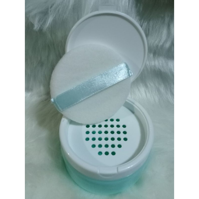 Sale! 60 off! Empty Cosmetic Powder Travel Container with Puff