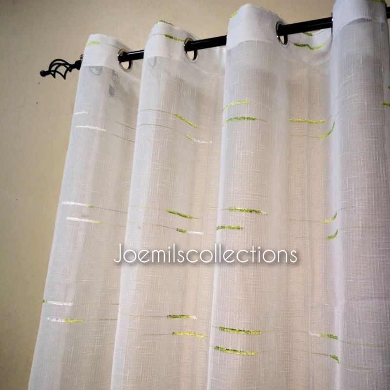 Linen slab curtain. 5.6ft. to 9ft. sold per pc. | Shopee Philippines