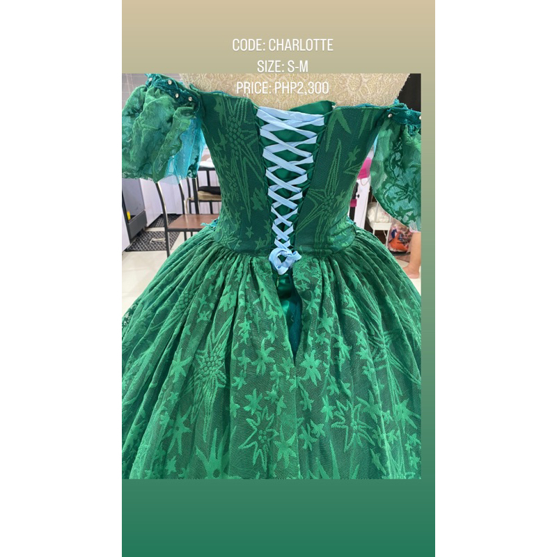 DEBUT GOWN (CODE: CHARLOTTE) | Shopee Philippines