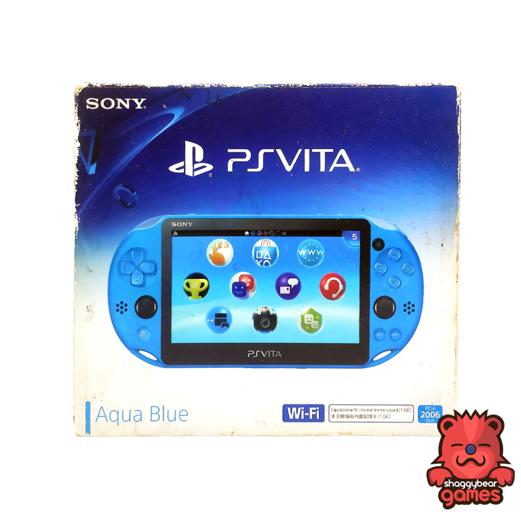Blue PS Vita Slim with box, charger, 64gb micro SD card and case Shopee Philippines