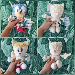 25-30cm Hot Sale Sonic Plush Toys Doll Classic Anime Tails Amy Rose Shadow  Knuckles Silver Soft Pillow Home Decor Toys Boys Gift