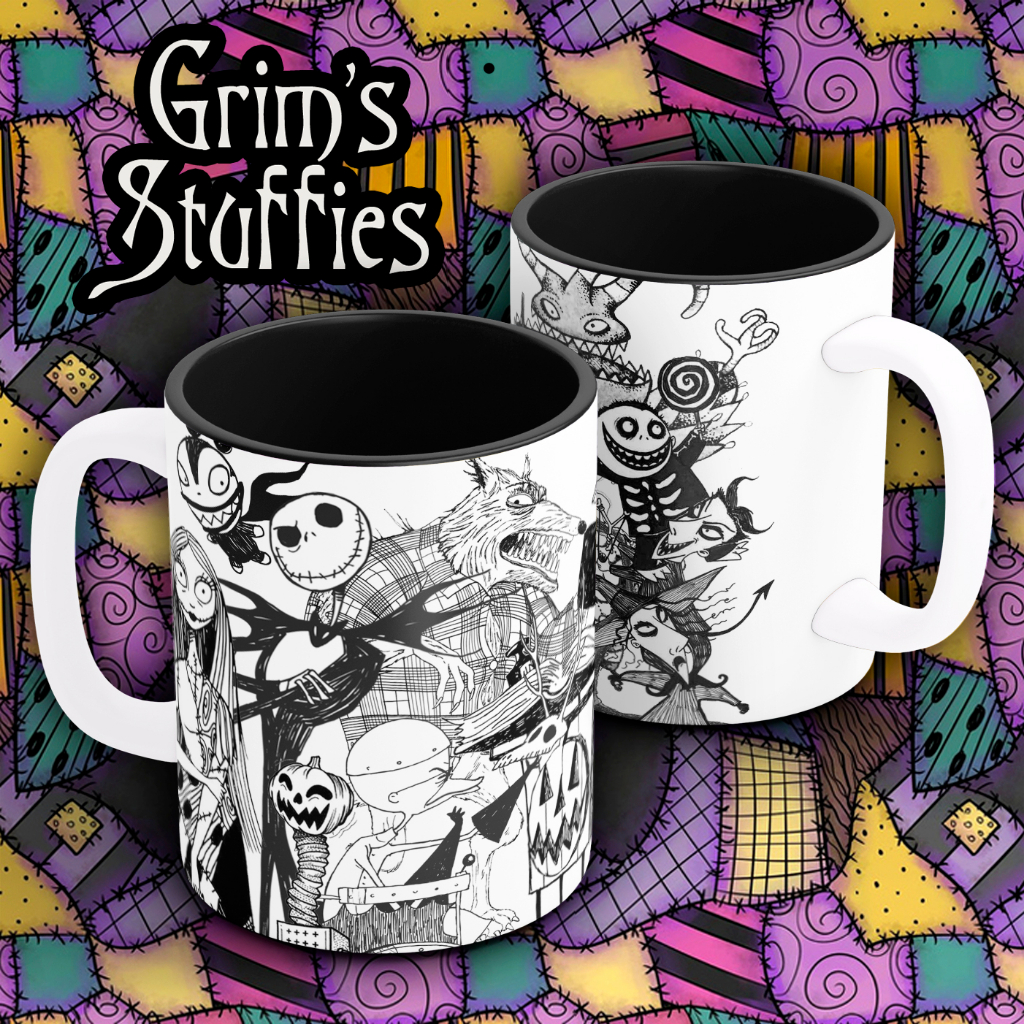 Nightmare Before Christmas Mug + Coffee Mug, Jack Skellington, Sally ...