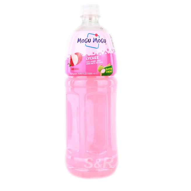 Mogu Mogu Lychee with Nata De Coco Juice Drink 1L Shopee Philippines