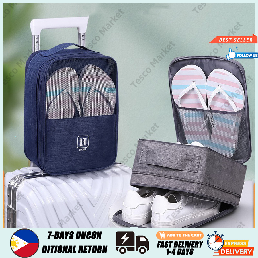 3 Layers Travel Shoe Organizer Waterproof Travel Portable Shoe ...
