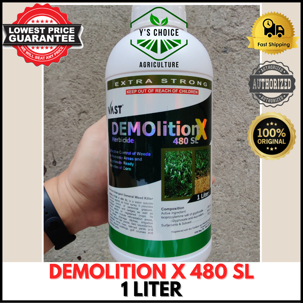 Demolition X Herbicide 480 Sl Non Selective Glyphosate Herbicide