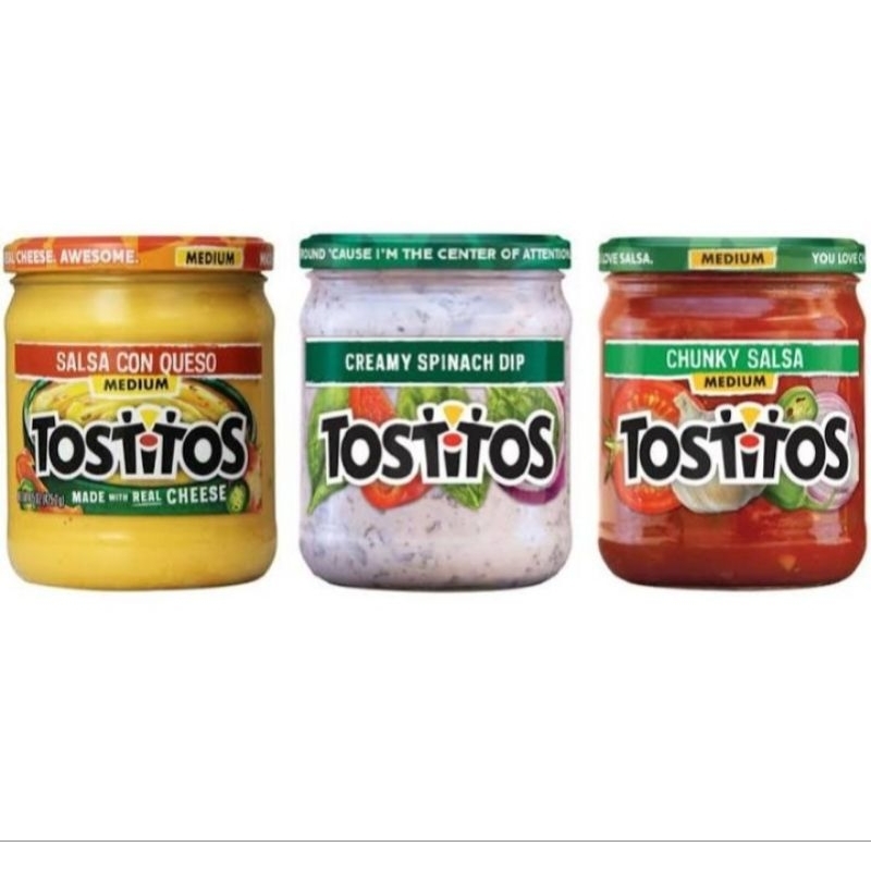 Tostitos Dips Tortilla Spinach Dip Chunky Salsa Con Queso 425g | Shopee ...