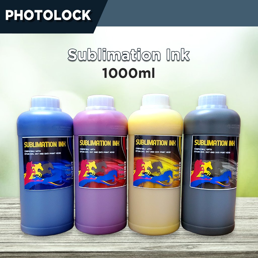 (1LITER ) Sublimation Ink for Large Format Printer (DX5/DX7) CMYK ...
