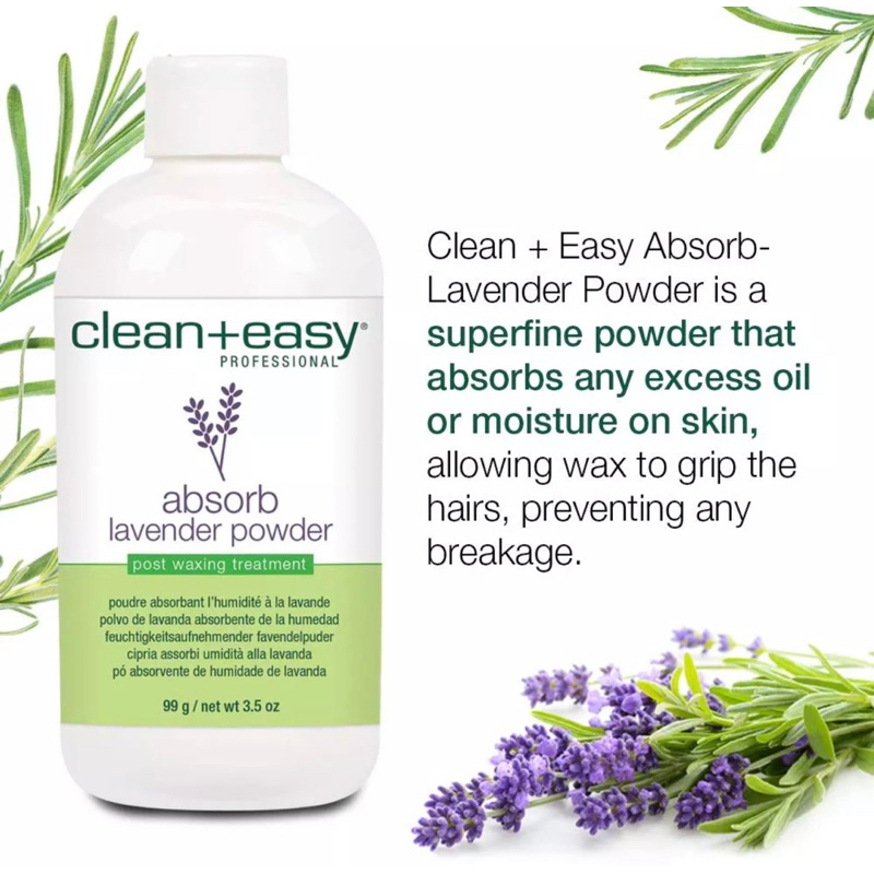 Clean and Easy absorb Lavender Powder / Waxing Powder Shopee Philippines