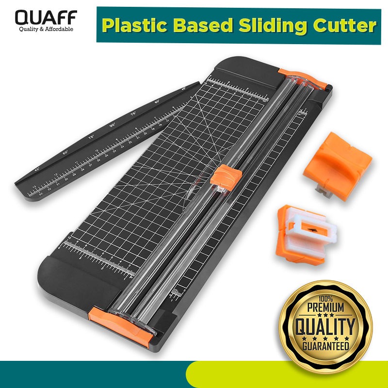 Plastic Base Paper Cutter A4 Size Sliding Paper Cutter | Shopee Philippines