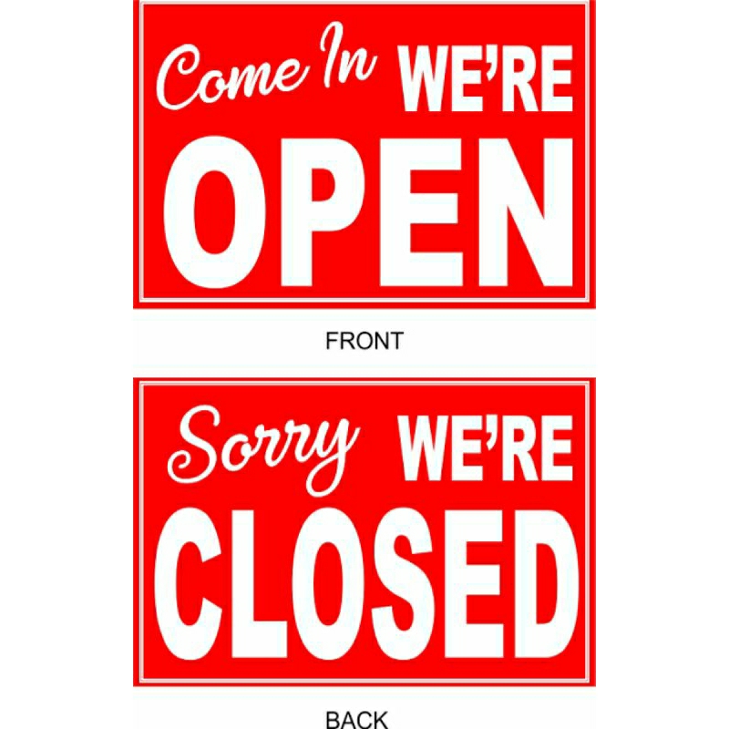 Open and Close Signage Back to Back | Shopee Philippines