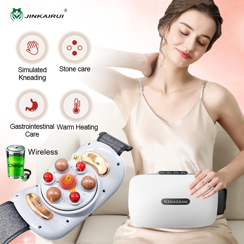 Jinkairui Belly Massage Machine Abdominal Massager Wireless Stone ...