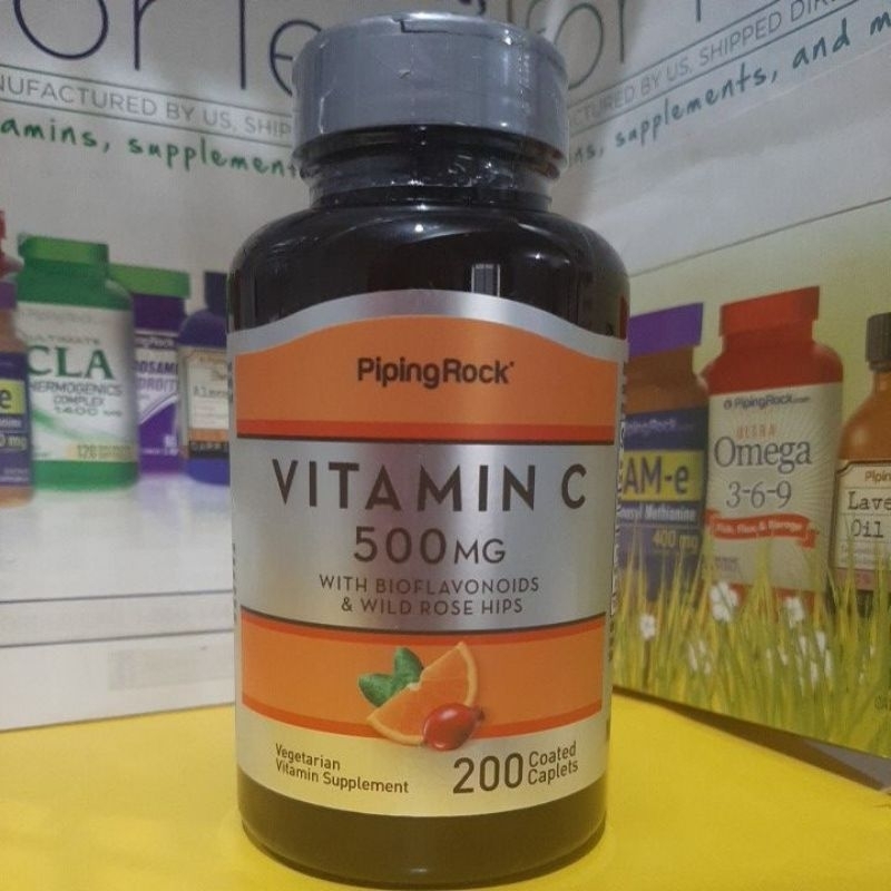 Vitamin C 500mg with Bioflavonoids & Wild Rose Hips 200 caplets EXPIRY