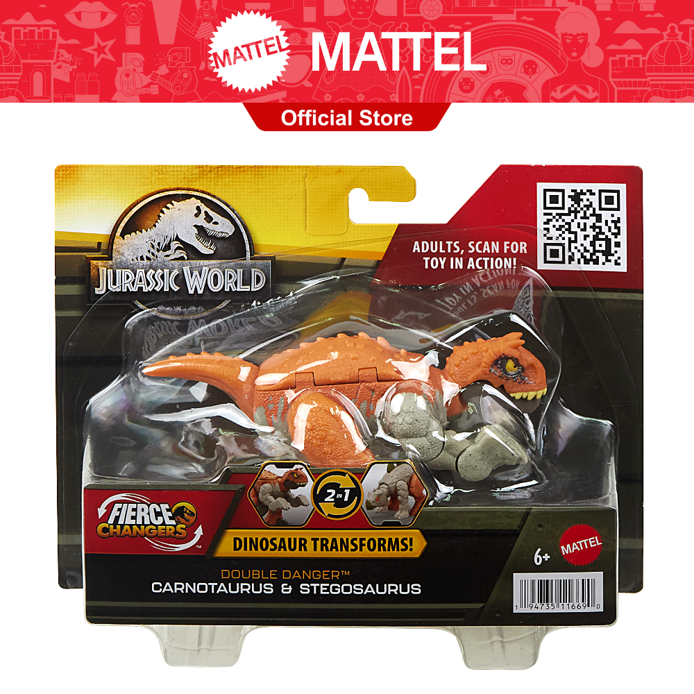 Jurassic World Hunter Transforming Dino Double Danger Pack Action