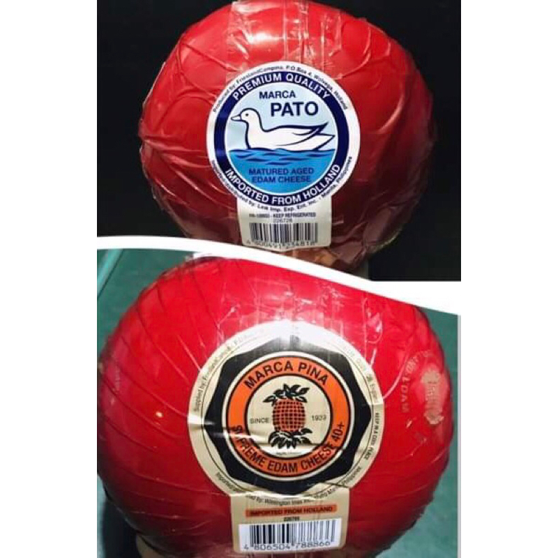 Marca Pato or Marca Piña 1.3kg Edam Cheese Ball Queso De Bola | Shopee ...