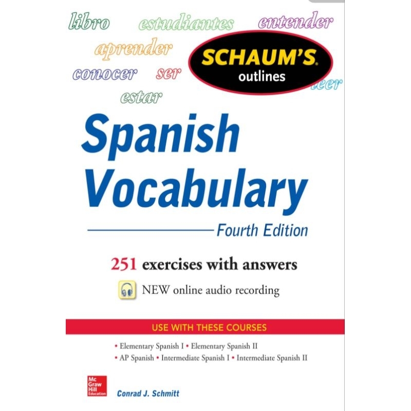 Schaums outline spanish vocabulary fourth edition shopee philippines
