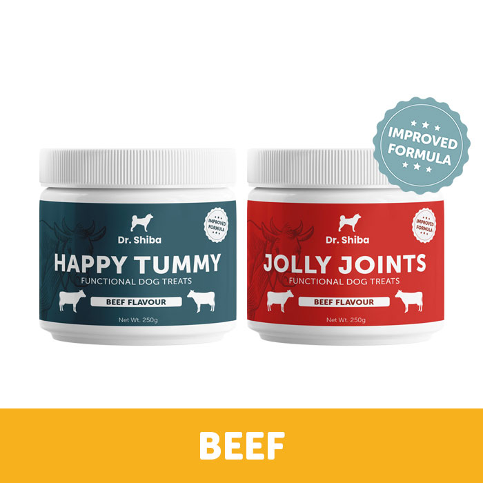 Dr Shiba Happy Tummy & Jolly Joints Healthy Dog Treats Snacks Dog Food