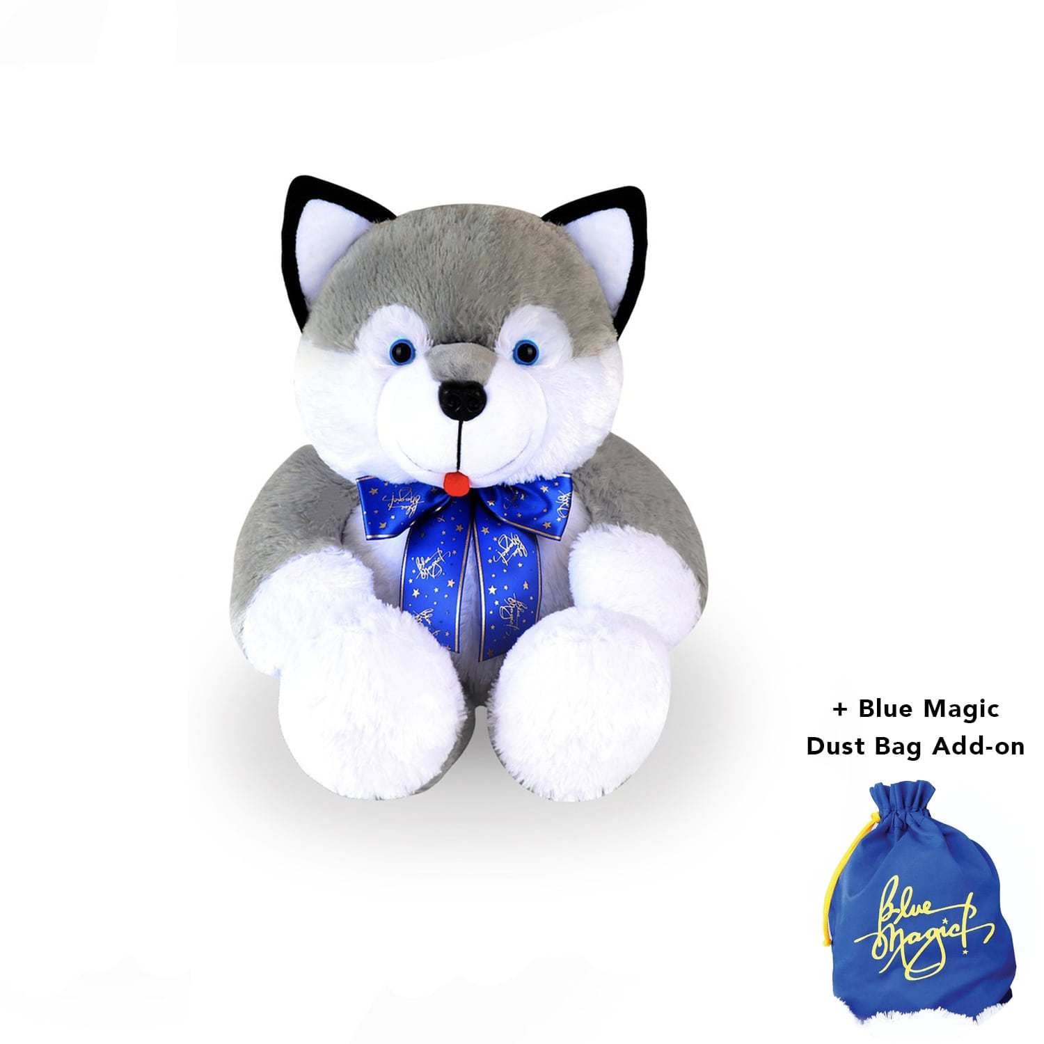 Blue magic siberian husky stuffed toy discount