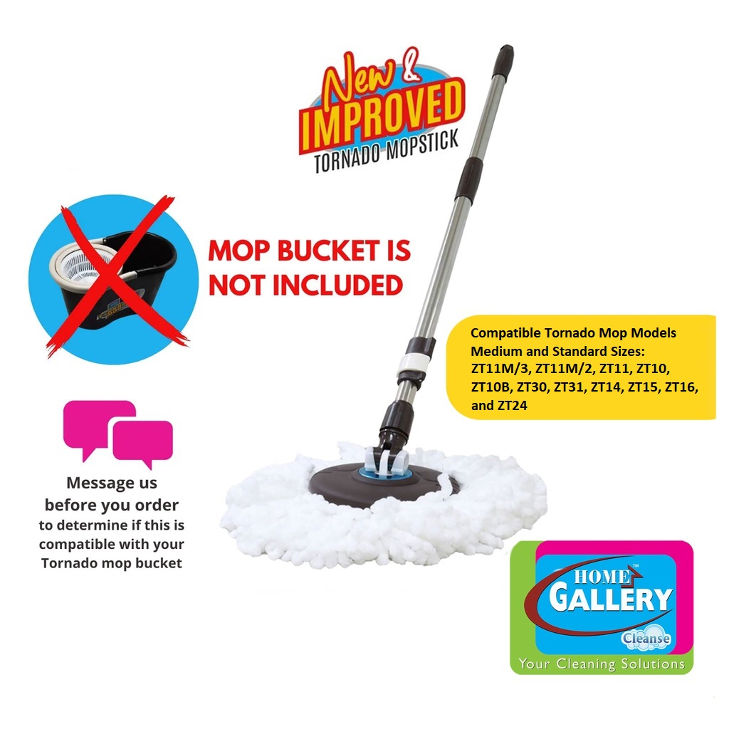 Home Gallery Tornado Mop Handle Only No Bucket With Pole, Mop Plate 16