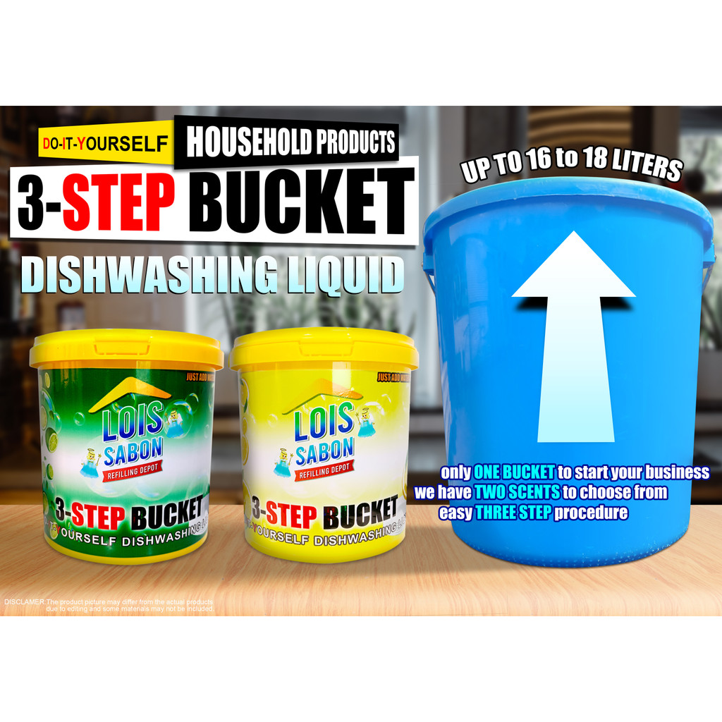 3STEP BUCKET DIY Dishwashing Liquid (Up to 1618 Liters) FIRST IN PH