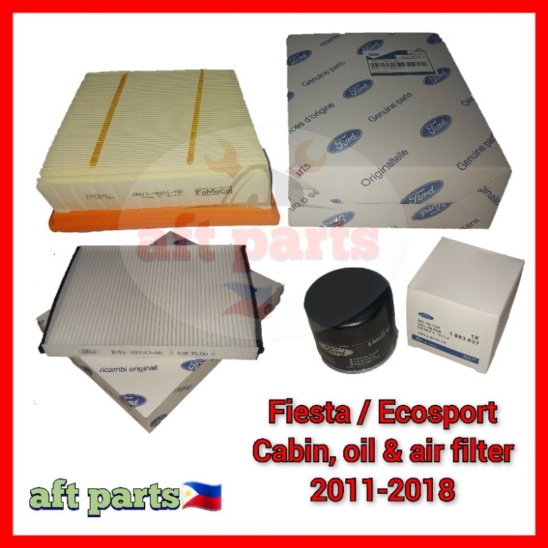 Ford Fiesta oil filter Ecosport Cabin Air 20112018 Shopee Philippines