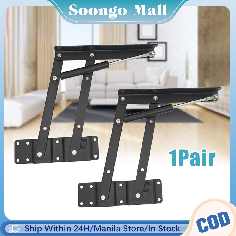 Table Top Lift Up Hinge Desk Lifting Frame Mechanism Folding Furniture