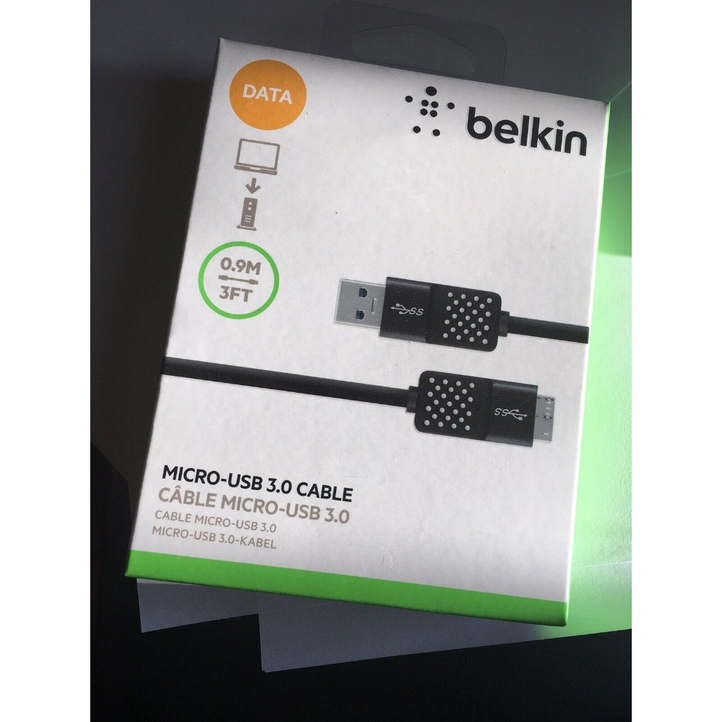 BELKIN 3FT Micro USB 3.0 Cable Fast Data Transfer and Charging Speed ...
