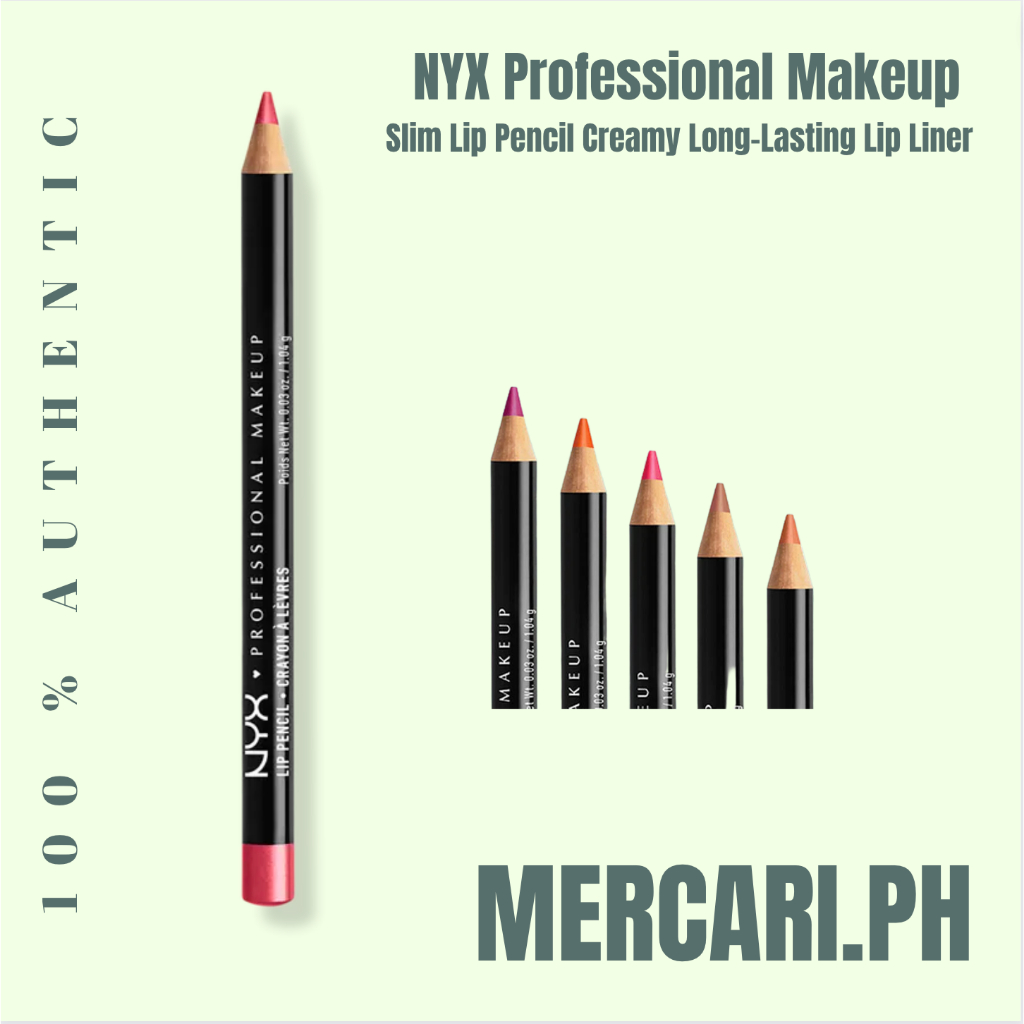 Nyx Professional Makeup Slim Lip Pencil Creamy Long Lasting Lip Liner Shopee Philippines