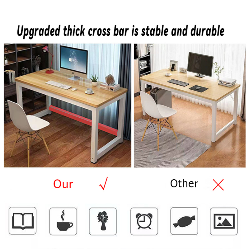 Study Table 140CM Office Table Home Computer Table Modern Reinforced ...