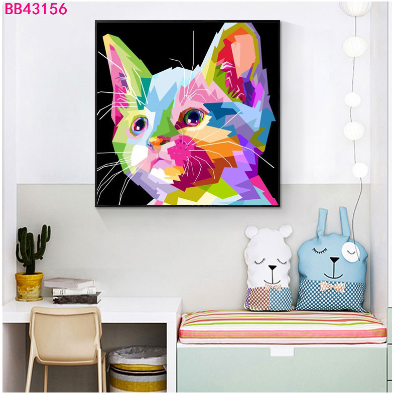 Himalaya painting (40*40cm)Fish Animal Girl style Decorative Wall ...