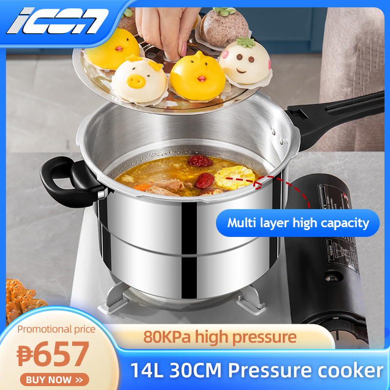 Pressure Cooker Aluminum Alloy Explosion Proof Cooker 14L Home Gas Cooking Pot Shopee Philippines