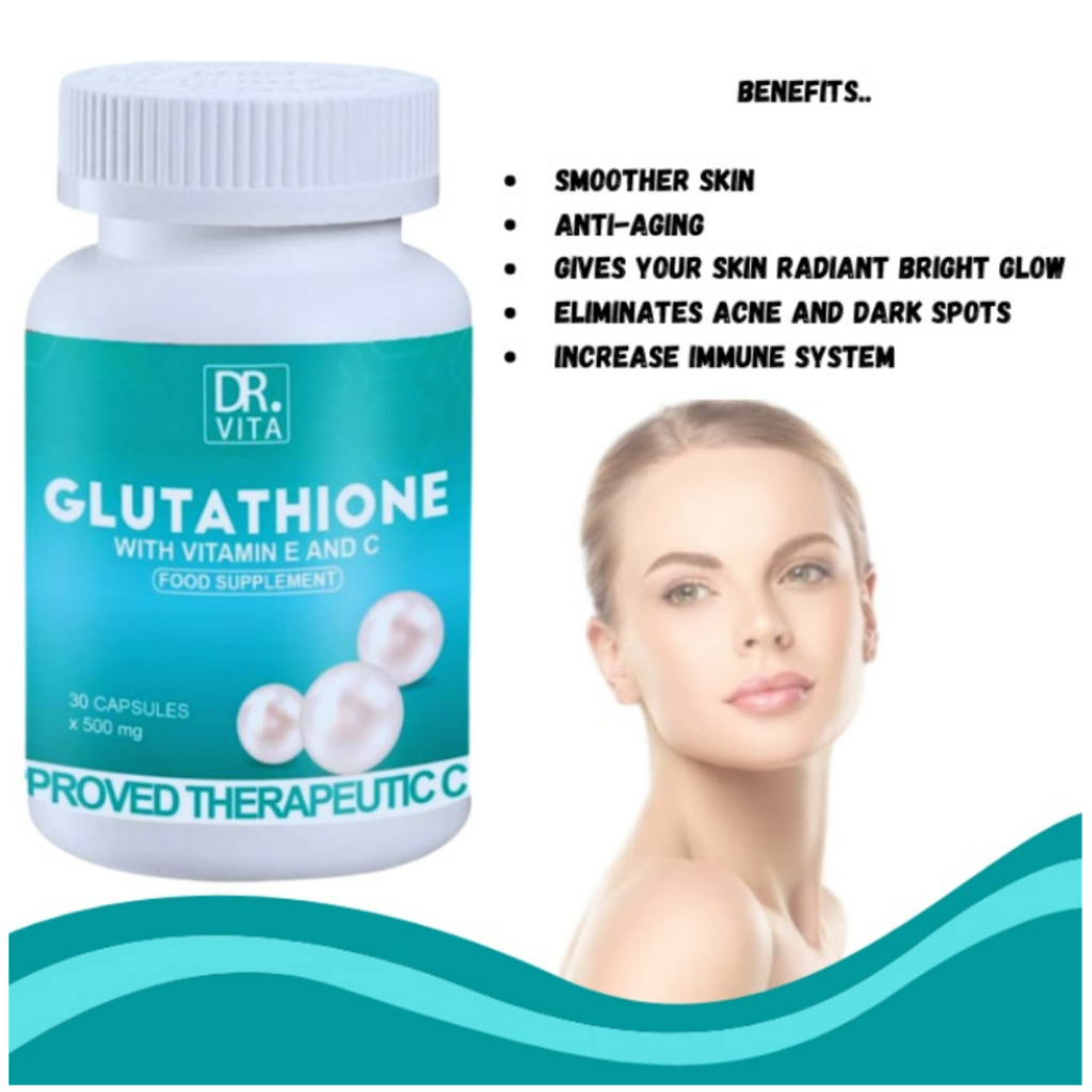 Dr Vita Glutathione 100% Authentic FDA Approved and Halal Certified (30 ...