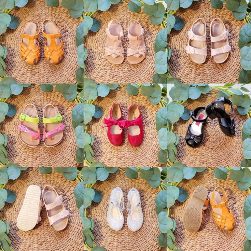 Baby girl sandals size hot sale 7