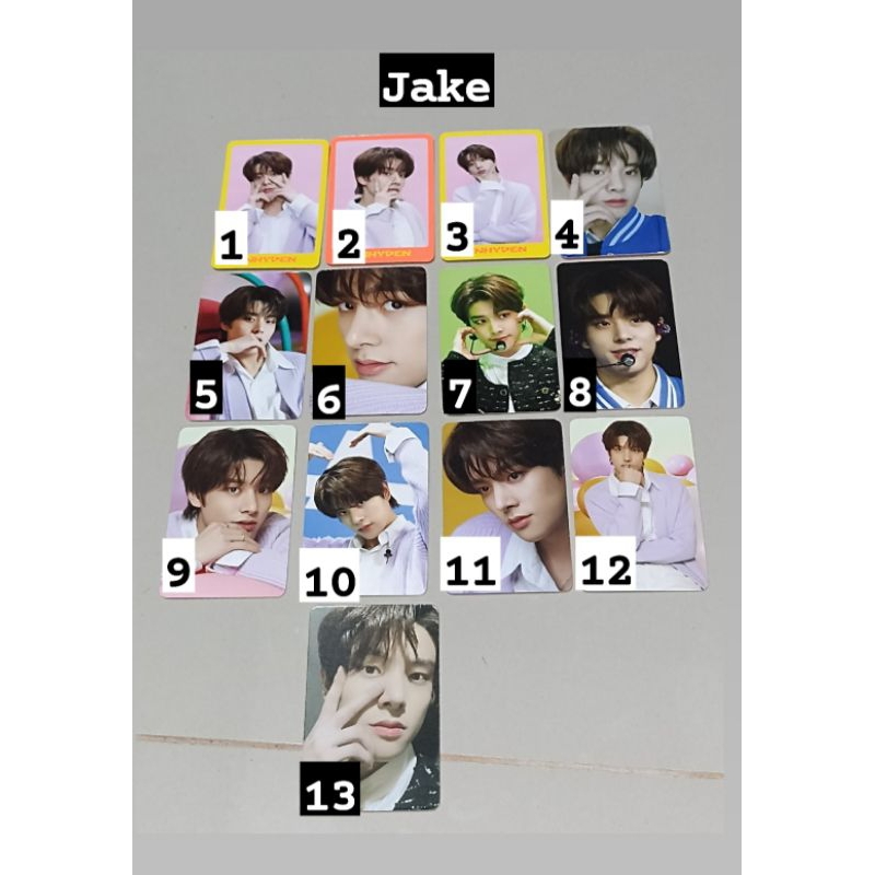 Enhypen Dicon D'Festa Official Photocard Jake, Heesung, Jay | Shopee ...