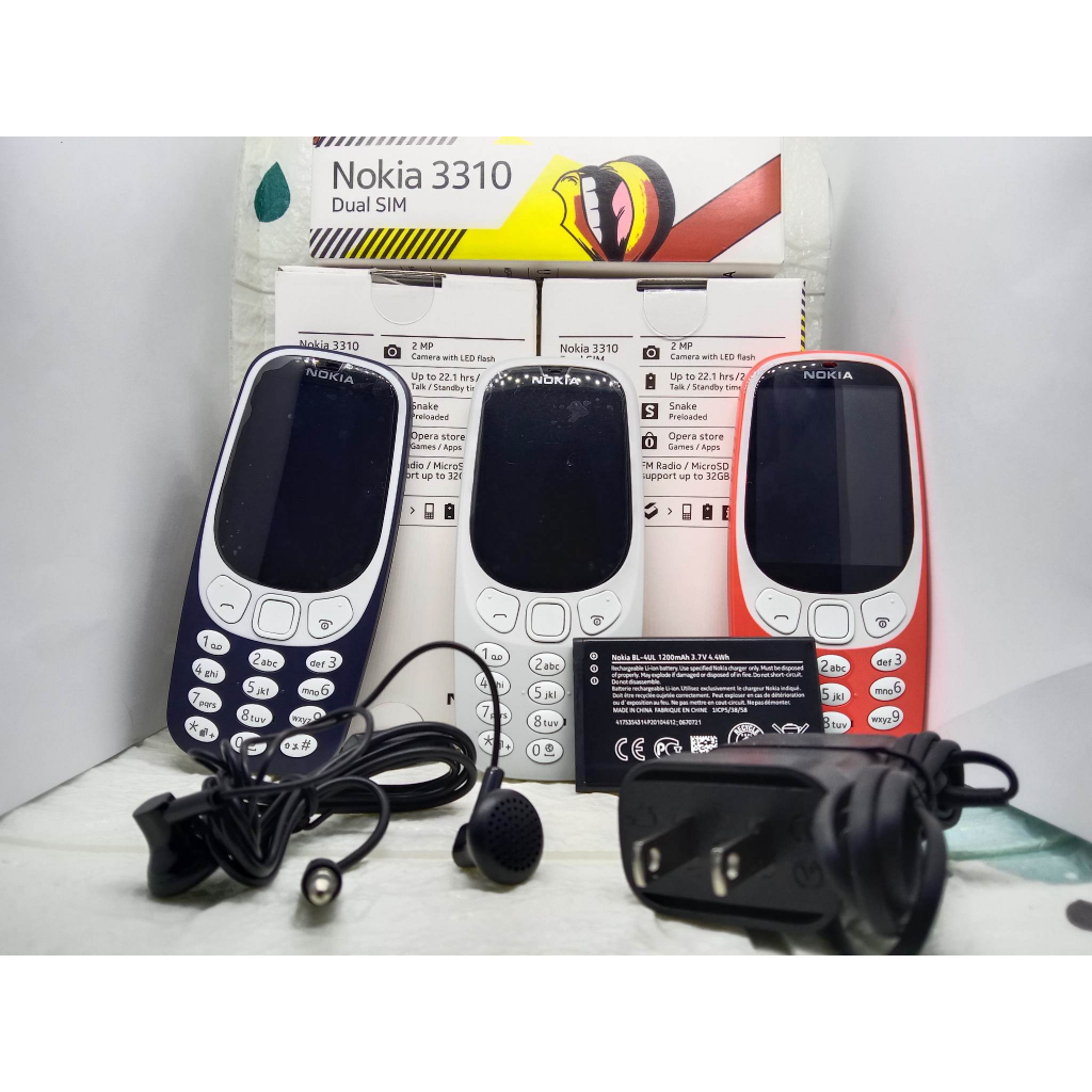 Nokia 3310 (2017) Keypad With Complete Accessories Available COD!