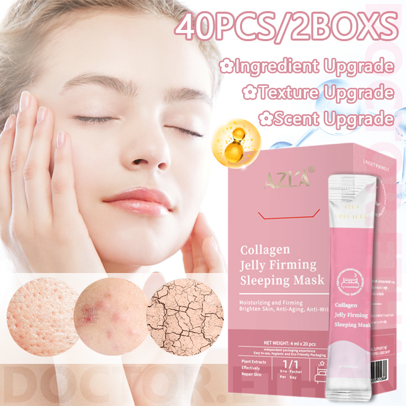 40PCS/2BOX AZLA Collagen Firming Sleeping Mask Collagen Jelly Sleeping