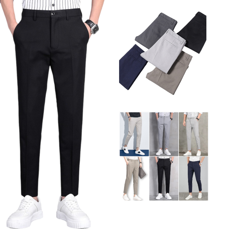 8 Colors Casual Suit Pants Must Have For Slacks work clothes school ...