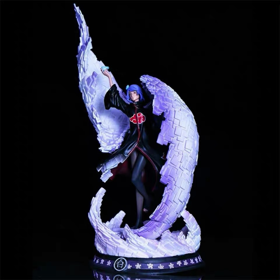 Little akiba Anime naruto akatsuki konan figure model toy with box ...