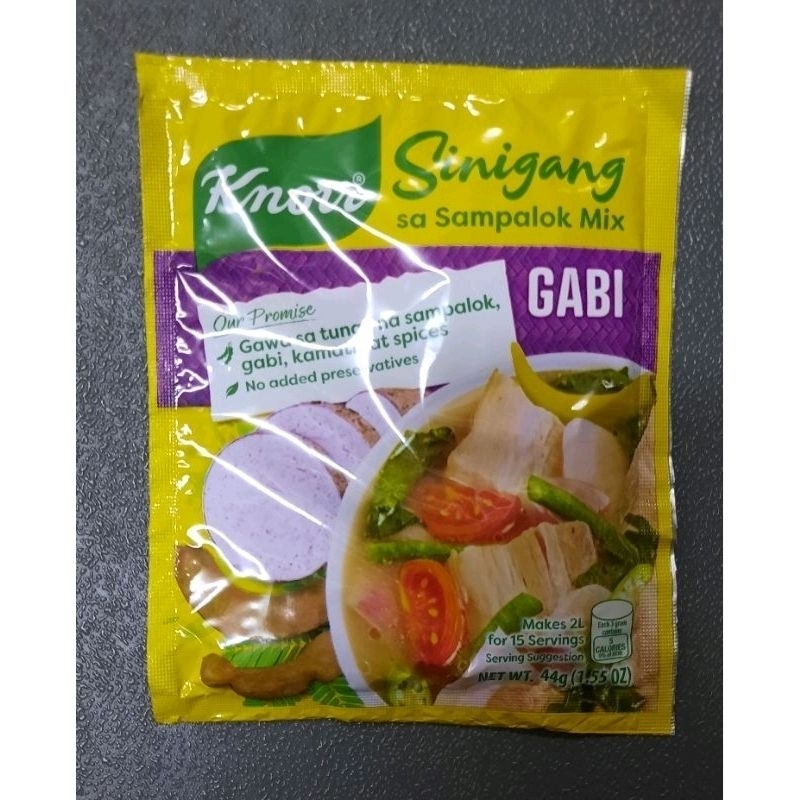 Knorr Sinigang Sa Sampalok Mix Original Gabi 44g Shopee Philippines