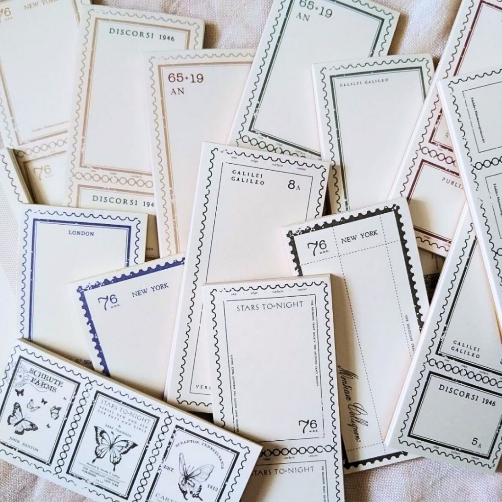 10 pcs vintage themed ephemera mini note papers I Holy Craft and Stitch ...