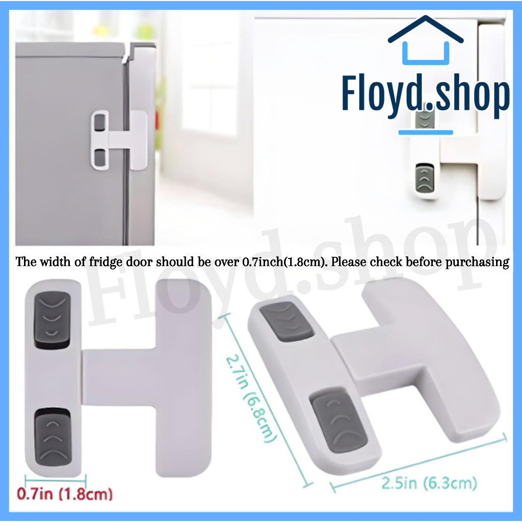 Fridge Door Lock for Kitchen Safety Refrigerator Freezer