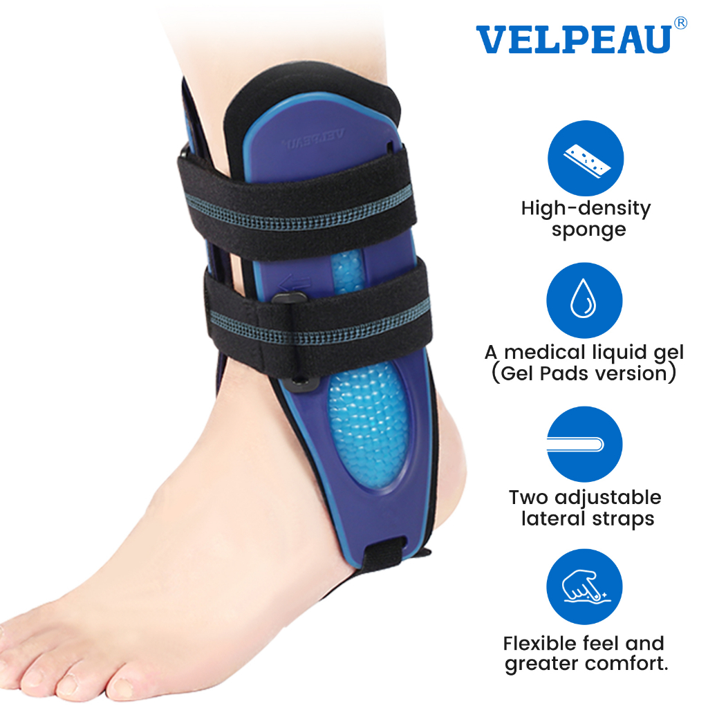 VELPEAU Ankle Support Ankle Stabilizer, Stirrup Splint for Sprains ...