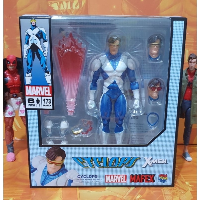 MAFEX CYCLOPS (COMIC VARIANT SUIT) no. 173 (MINOR BOX DENT) | Shopee ...