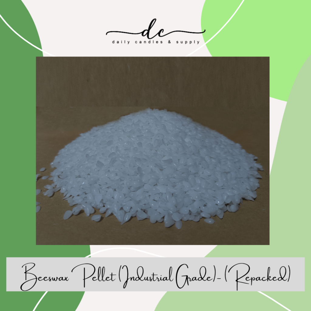 Daily Candles 1KG BEESWAX PELLET for Candle Making (Industrial Grade